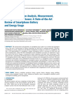 Power Consumption Analysis, Measuremen, Management and Issues - A State-Of-The-Art Review of Smartphone Battery and Energy Usage