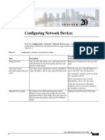 Configuring Network Devices: Table 20-1