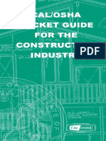 Cal/Osha Pocket Guide For The Construction Industry