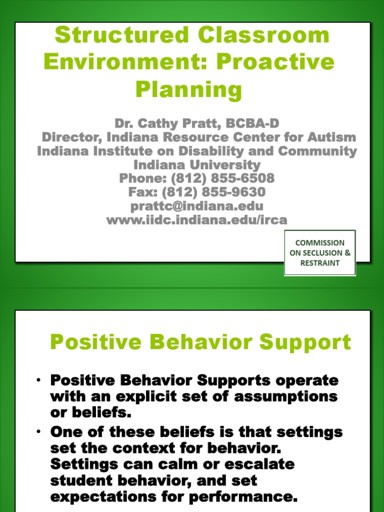 Optimizing Classroom Structure | PDF | Classroom | Educational Psychology