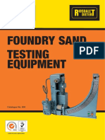 Foundry Sand Testing Equipment: Catalogue No. 800