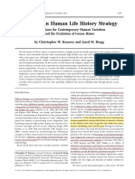 Kuzawa-Bragg Plasticity Human Life History Strategy PDF