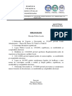 Bibliografie - Politia Locala PDF
