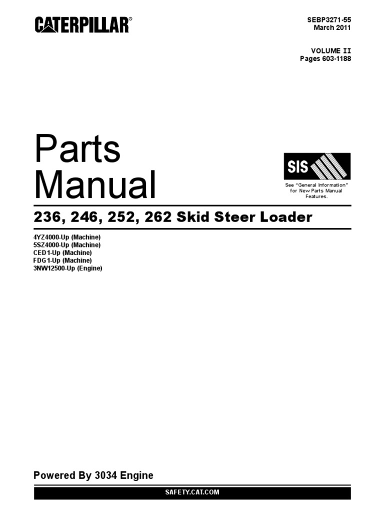 Cat 236-246-252-262 Parts PDF | PDF | Lighting | Engines