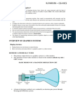 Unit - I N.Parvin - Cg-Iiics: Overview of Graphics Systems