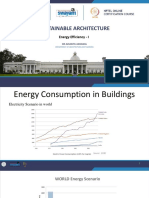 Sustainable Architecture: Energy Efficiency - I