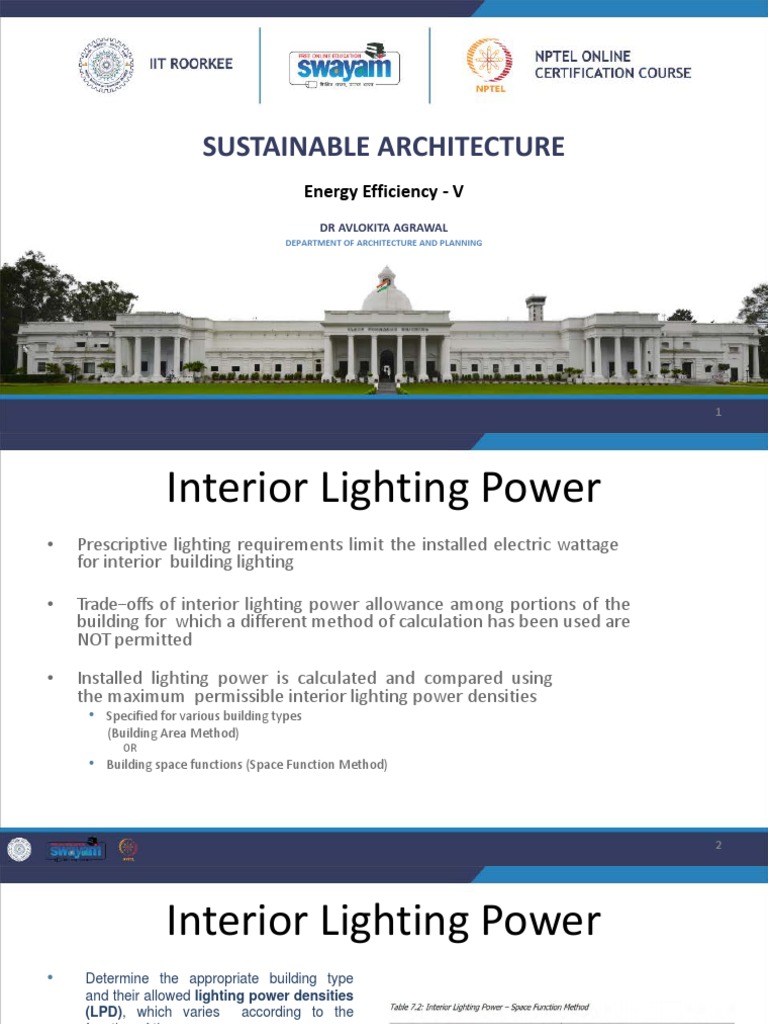 Sustainable Architecture: Energy Efficiency - V | PDF | Building ...