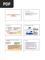 Sampling, Sampling Distributions and Estimation