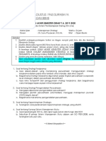 Soal UAS Manajemen Strategi Program Daring PDF