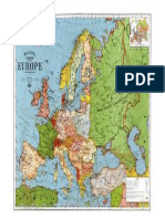 Harta Europei in anul 1923