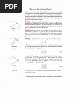 Curvilinear Motion: Set), 12-16a. Position Vector R Ret)