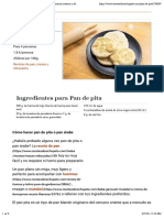 Pan de pita - Recetas de rechupete - Recetas de cocina caseras y fáciles