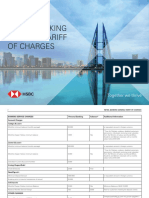 Retail Banking General Tariff of Charges