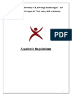 Final Academic Regulations - RGUKT AP - 18-2-18