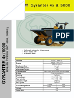 GYRANTER 4x & 5000 Site Dumper PDF