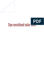 Dye Sensitized Solar Cells