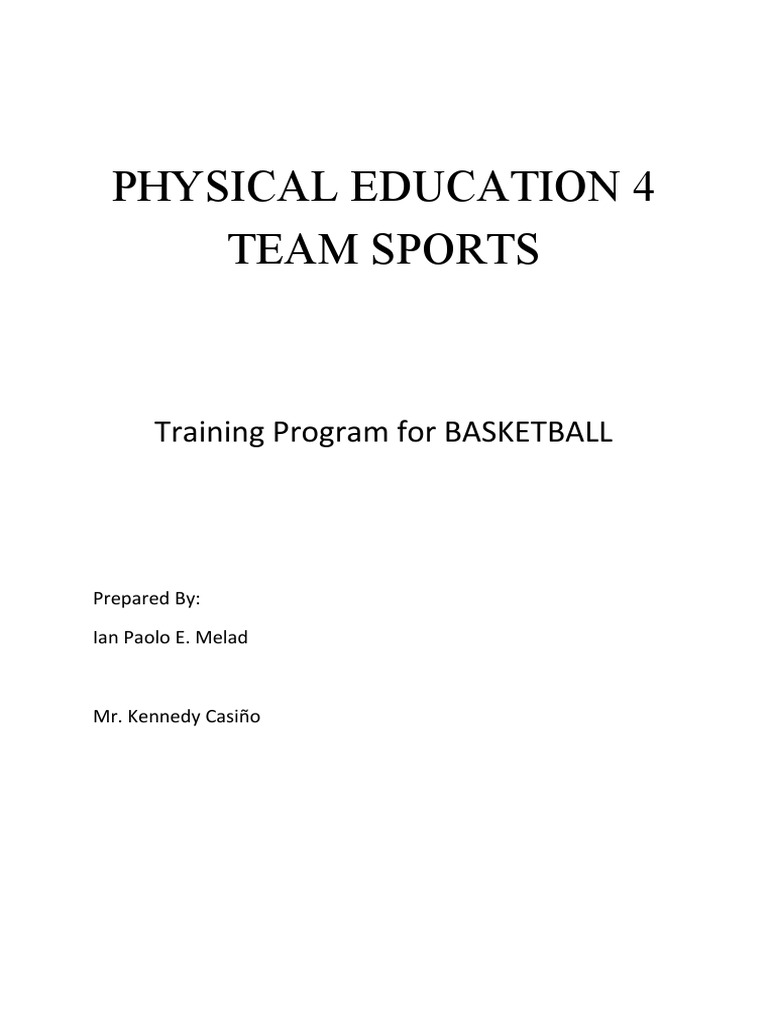 SixWeek Training Program for Basketball Emphasizing FirstStep Speed