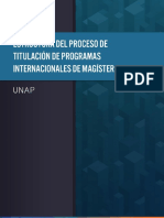 Estructura Del Proceso de Titulación UNAP Cohorte 1-2019
