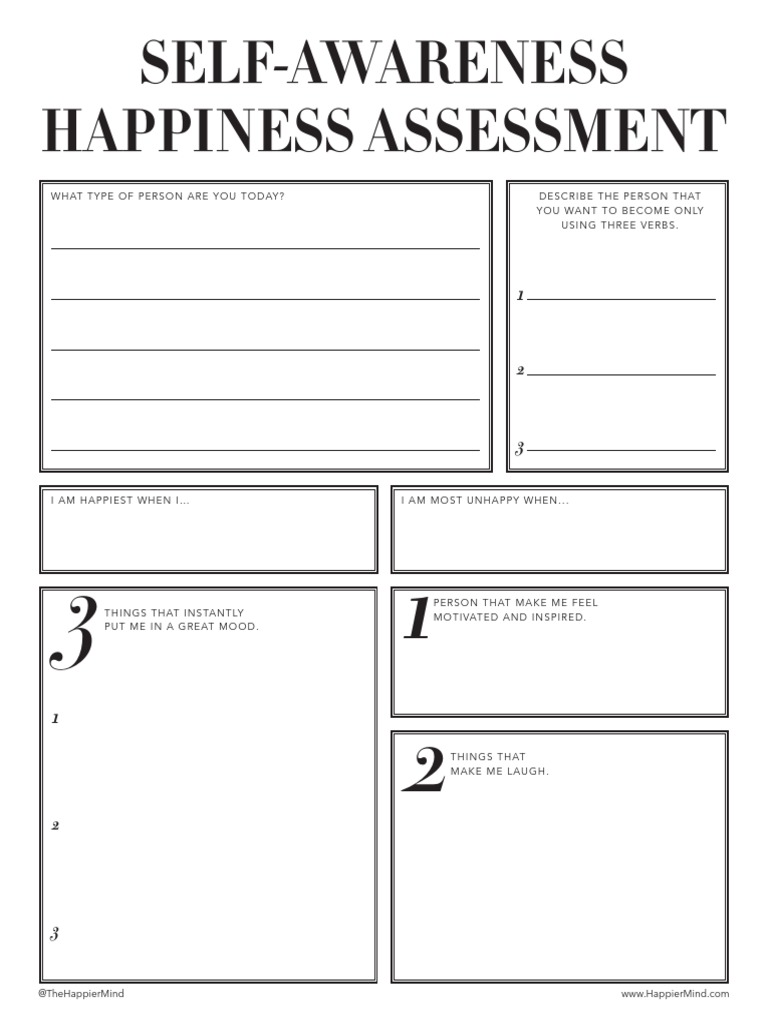 Self Awareness PDF | PDF