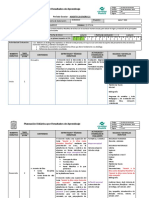 Planeacion Didactica de Resultados de Aprendisajes