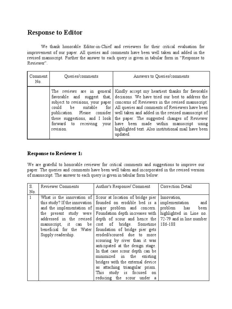 Response to Reviewers' Comments | PDF | Business