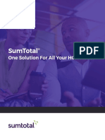 Sumtotal: One Solution For All Your HCM Needs
