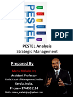 Strategic Management: PESTEL Analysis