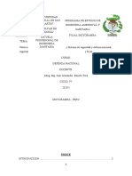 Tema 5. - Politicas de Defensa y Seguridad Nacional Regional y Local