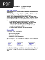 Tutorial. Process Design