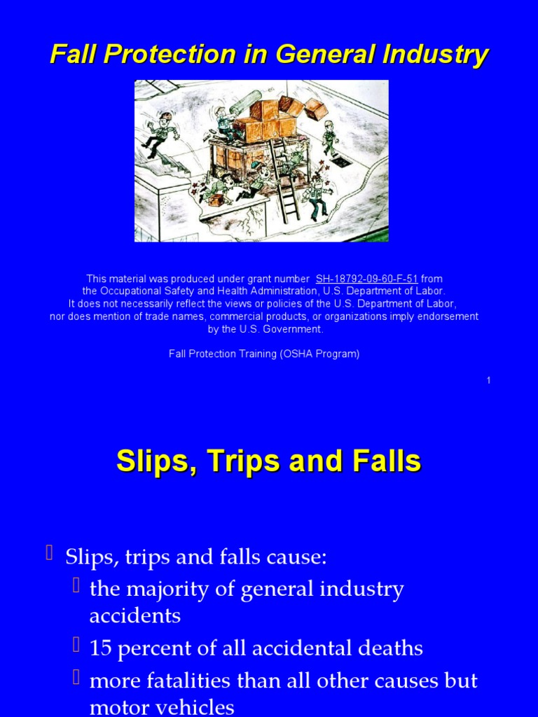 Fall Protection in General Industry | PDF | Stairs | Occupational ...