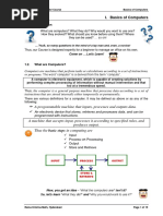 01 Basics of Computers PDF