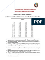 Examen Parcial de Métodos de Predicción 2020-I GB PDF