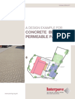 Concrete Block Permeable Pavements: A Design Example For
