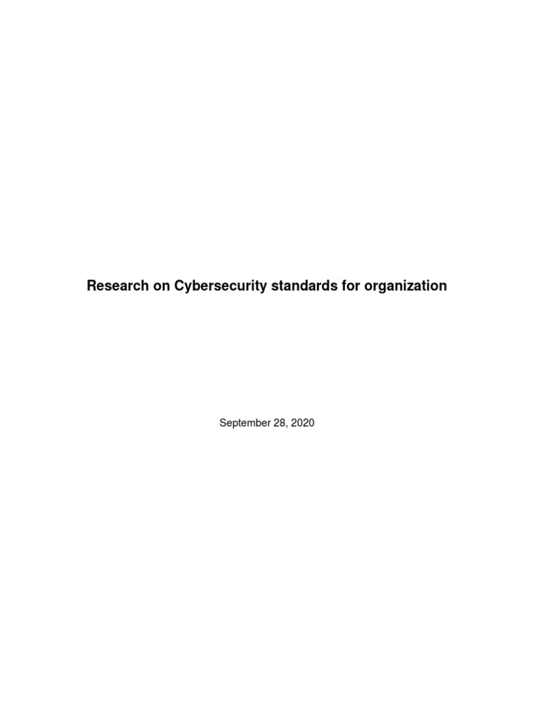 NIST Cybersecurity Framework Overview | PDF | Computer Security | Security