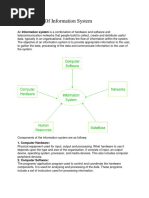 Components of Information System: 1. Computer Hardware