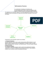 Components of Info Systems