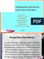 Pelaksanaan Demokrasi Orde Lama & Orde Baru PDF