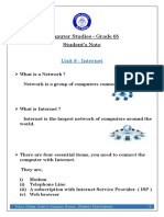 GR 5 - COMPUTER ST - Student's Note 1 - Internet PDF