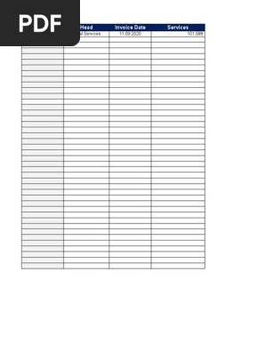 Service Invoice