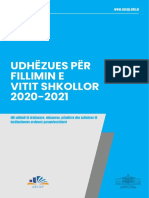 Udhezuesi Per Fillimin e Vitit Shkollor 2020-2021 PDF