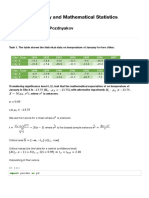 Probability Theory and Mathematical Statistics: Homework 4, Vitaliy Pozdnyakov