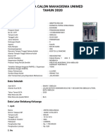 Formulir Pendataan Mahasiswa Baru PDF