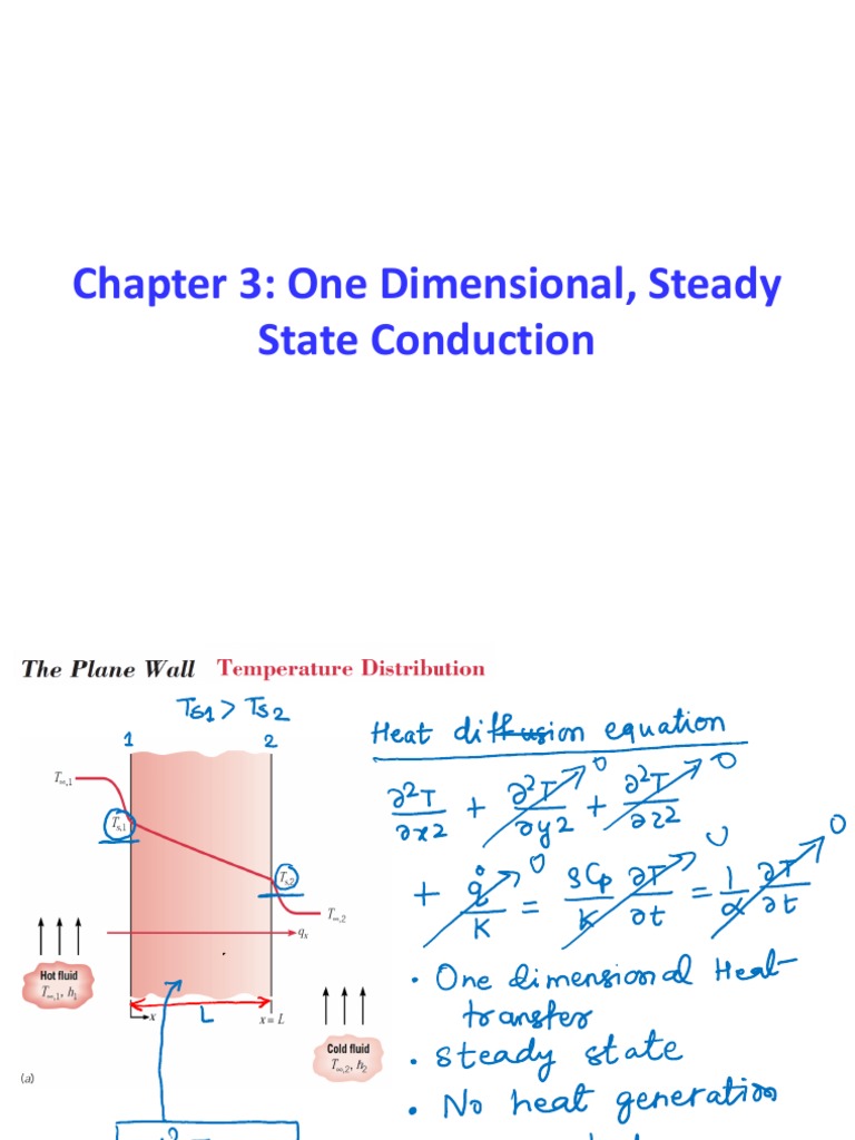Chapter 3: One Dimensional, Steady State Conduction | PDF