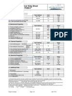 Technical Data Sheet Pom-C: I. Physical Properties Test Method Unit Value