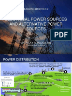 4 Electrical Power Sources and Alternative Power Sources