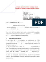 89.modelo de Solicitud de Medida Temporal Sobre El Fondo Consistente en Designacion de Nuevo Admi