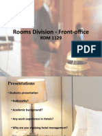 Front Office Operations and Customer Care Course