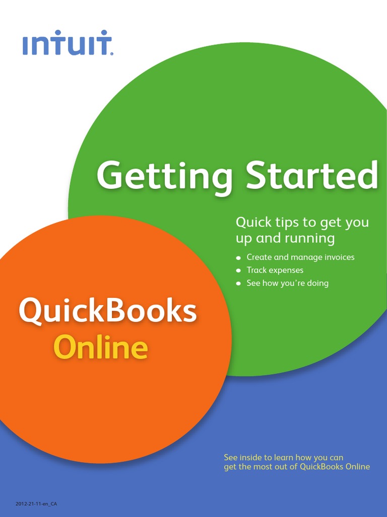 Getting Started: Online | PDF | Quick Books | Invoice