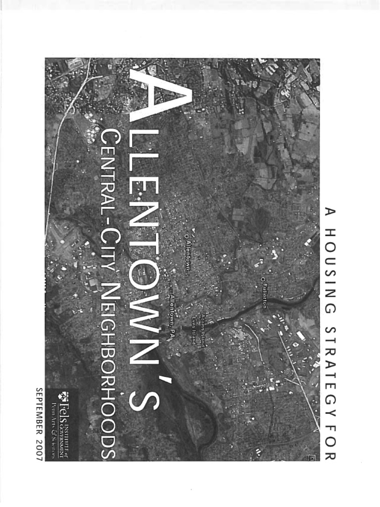 A Housing Strategy For Allentown's CentralCity Neighborhoods PDF