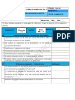 Anexo 6 F-GC-10 Evaluación Del Auditor PDF
